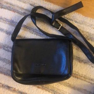 Desmo leather cross body bag